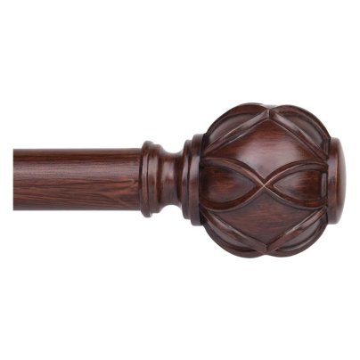 The Best Curtain Rod Option: Kamanina 1-Inch Telescoping Single Drapery Rod