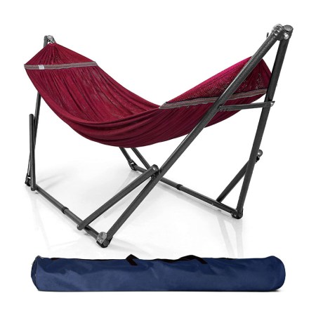 Tranquillo Universal Hammock Stand with Hanging Net