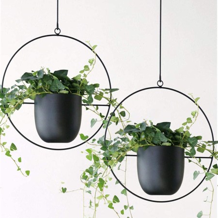 Abetree 2 Pcs Hanging Planters for Indoor and Outdoor