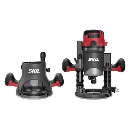 Skil 14-Amp Combo Plunge and Fixed Base Router