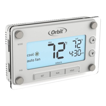 The Best Programmable Thermostat Option: Orbit Clear Comfort Programmable Thermostat