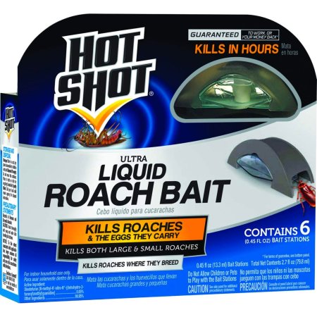  Hot Shot HG-95789 Roach Killer on a white background.