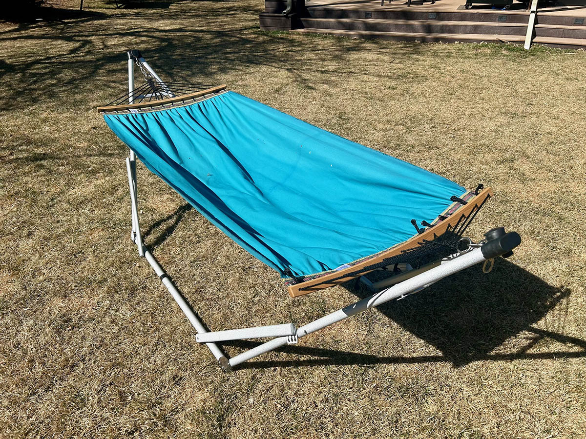 Tranquillo Universal Canvas Hammock & Foldable Stand