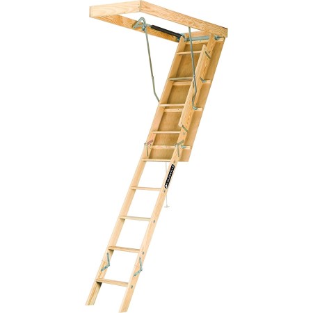 Louisville Ladder 25.5-by-54-Inch Wood Attic Stairs 