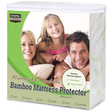 Utopia Bedding Bamboo Mattress Protector 