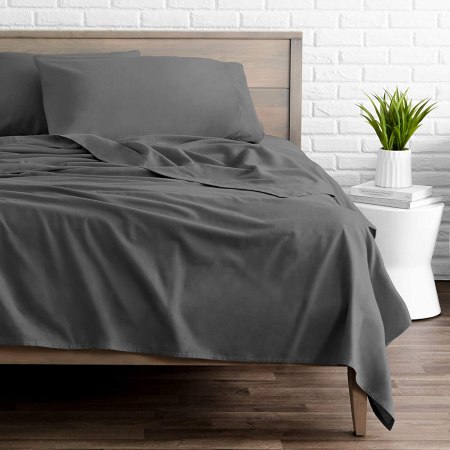 Bare Home Double-Brushed Flannel Sheet Set