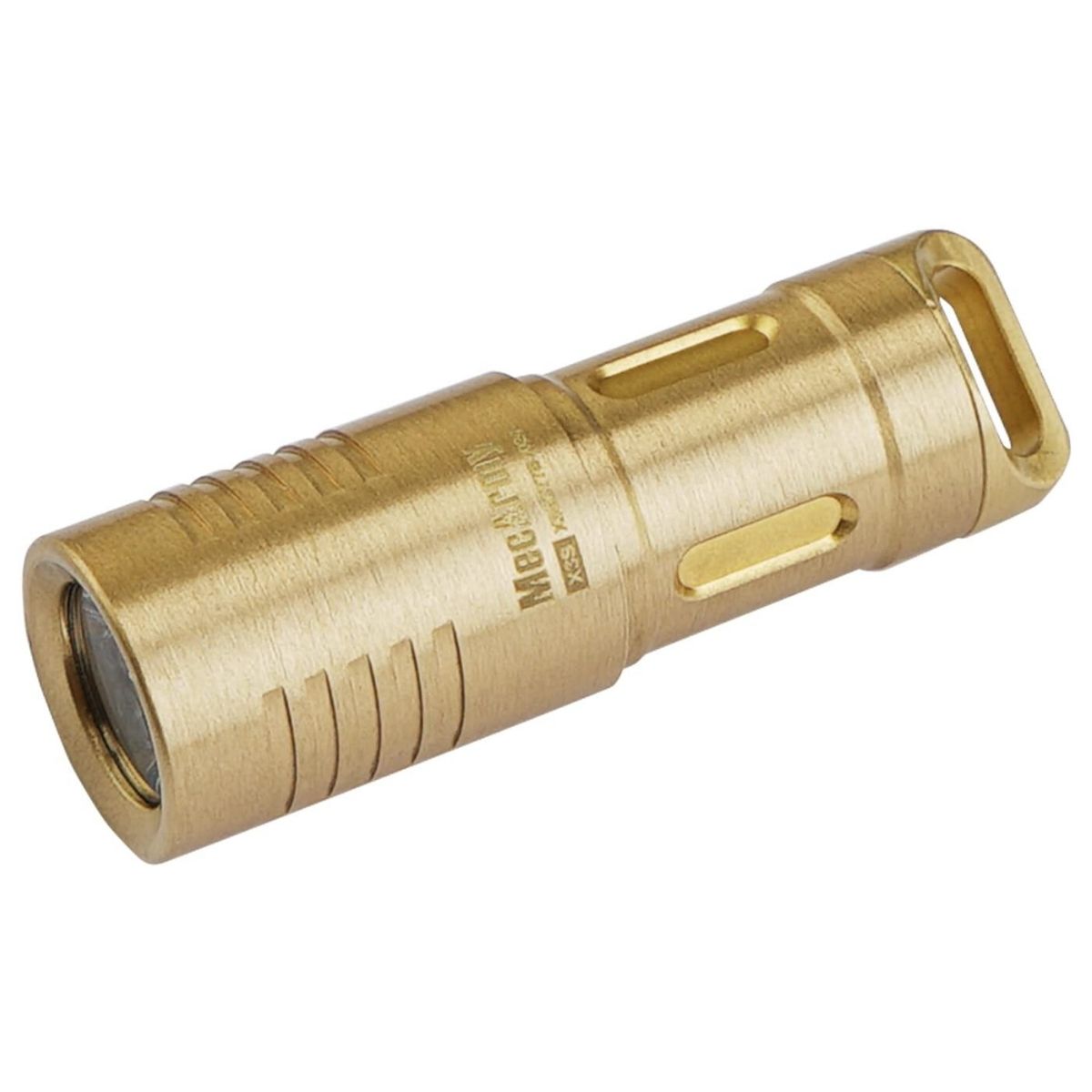 The Best Keychain Flashlight Option: MecArmy X3S Copper/Brass Mini Keychain EDC Flashlight