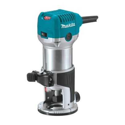 Makita RT0701C 1-1/4 HP Compact Router on a white background