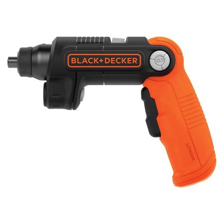  The Black+Decker 4V Max LightDriver Cordless Screwdriver on a white background.
