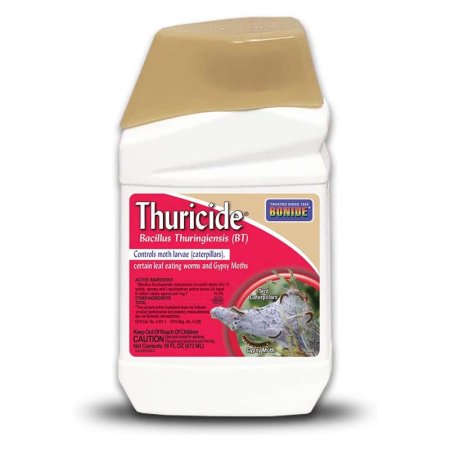  Bottle of Bonide Thuricide (BND803) Leaf Eating Worm Killer on a white background