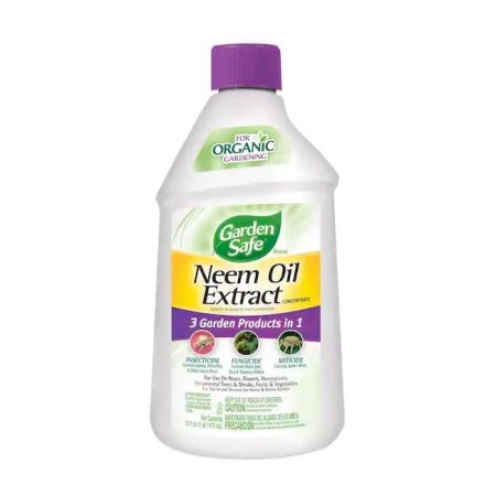  Bottle of Garden Safe Neem Oil Extract Concentrate on a white background
