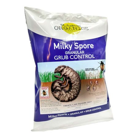  Bag of St. Gabriel Organics Milky Spore Grub Control on a white background