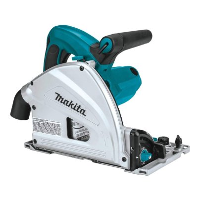 The Makita 6.5-Inch Plunge Circular Saw With Tool Case on a white background