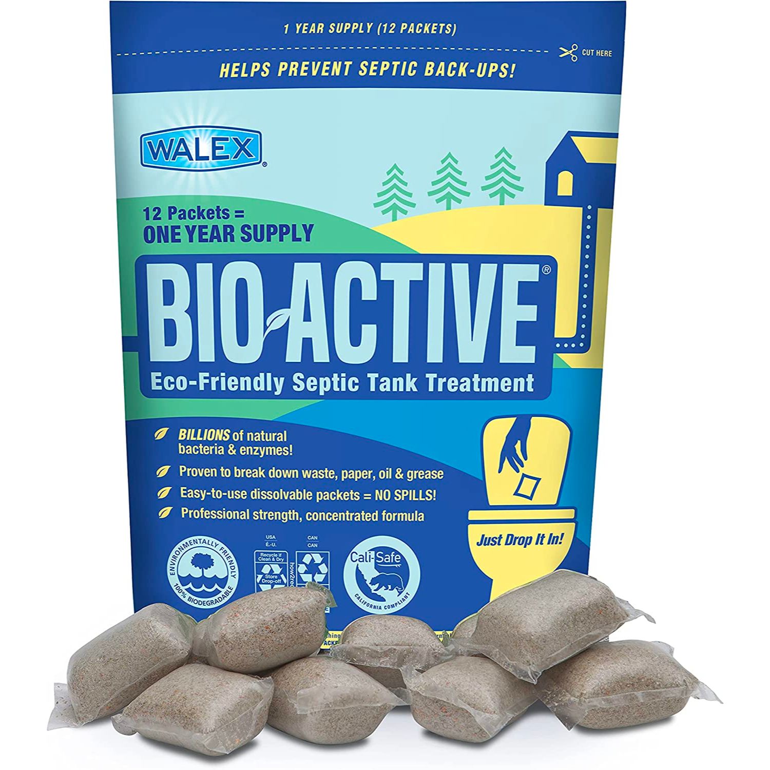  The Best Septic Tank Treatment Option: Walex Bio-Active Eco-Friendly Septic Tank Treatment