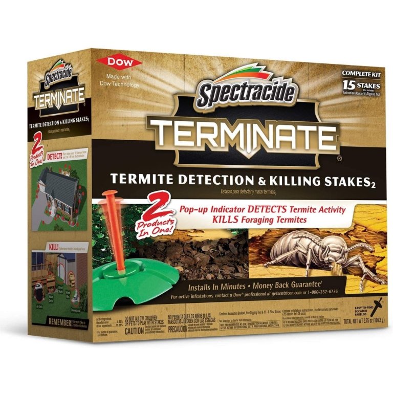  The Best Termite Treatment Option: Spectracide Terminate Detection & Killing Stakes