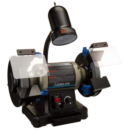  The Best Bench Grinder Option: Delta Power Tools 23-196 6-Inch Variable Speed Bench Grinder