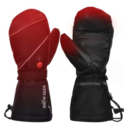 Snow Deer Rechargeable Battery-Heated Mittens