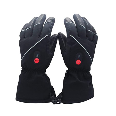 Savior Battery-Heated Leather Gloves