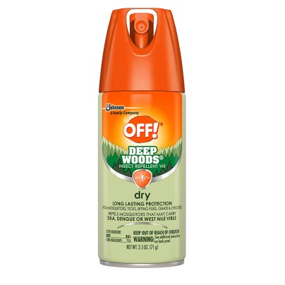 Best Insect Repellent Options: OFF! Deep Woods Dry Aerosol