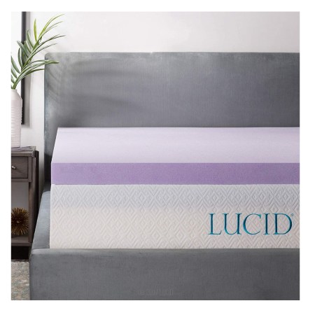 Lucid 3-Inch Lavender Infused Memory Foam Topper