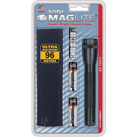 Maglite Mini Incandescent 2-Cell AA Flashlight