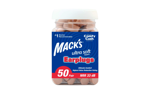 The Best Hearing Protection Option: Mack’s Ultra Soft Foam Earplugs