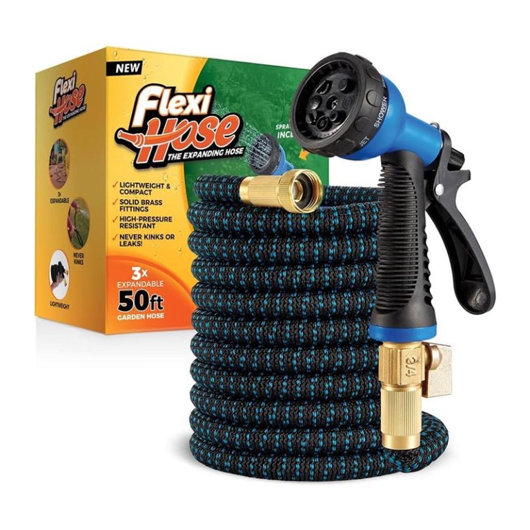  The Best Expandable Hose Option Flexi Hose Expandable Hose With 8-Function Nozzle