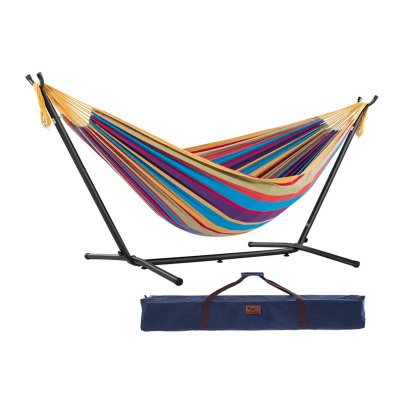 The Best Hammock Stand Option Vivere Double Cotton Hammock With Steel Stand