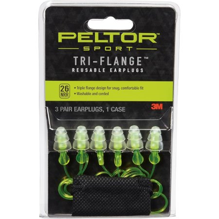  The Best Hearing Protection Option: 3M Peltor Sport Tri-Flange Earplugs