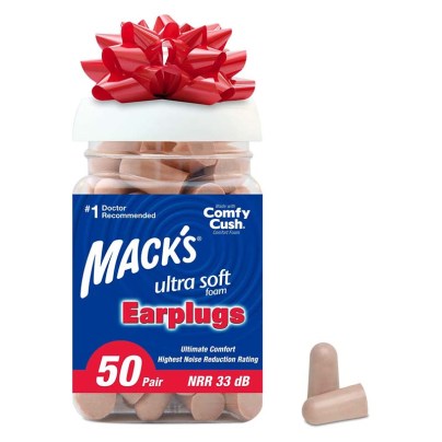 The Best Hearing Protection Option: Mack’s Ultra Soft Foam Earplugs