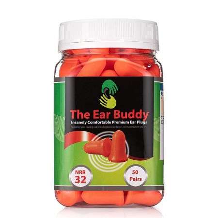 The Ear Buddy Premium Soft Foam Earplugs