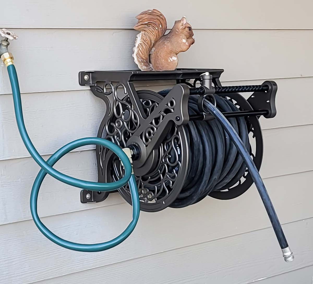 Have a question about Hampton Bay Wall-Mounted Hose Reel? - Pg 5