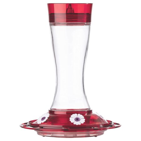  More Birds Bird Health+ Garnet Hummingbird Feeder on a white background