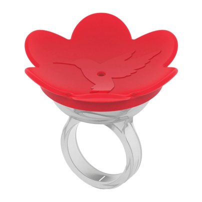 Zummr Hummingbird Ring Feeder on a white background