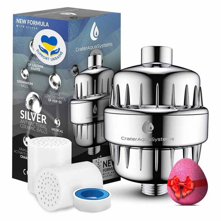  The Best Shower Filter Option: CraterAquaSystems 15-Stage Shower Water Filter