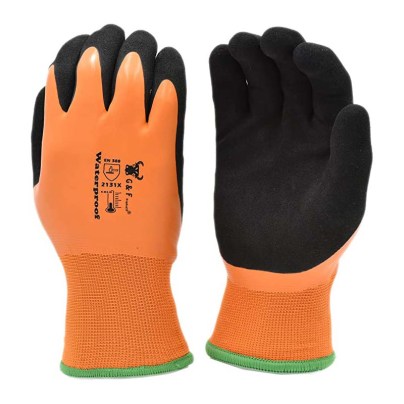 The G&F Products 1628 Waterproof Winter Work Gloves on a white background.