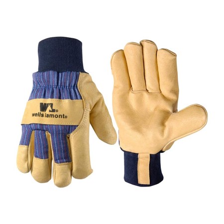 Wells Lamont Heavy-Duty Leather Palm Work Gloves