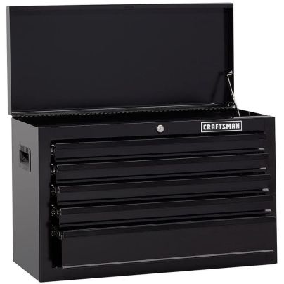 The Best Tool Chests Option: Craftsman 26" Wide 5-Drawer Standard-Duty Top Chest