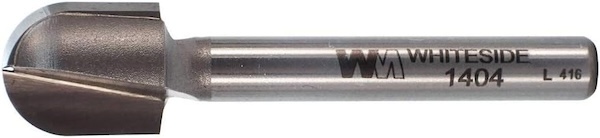 A specialty round nose router bit.