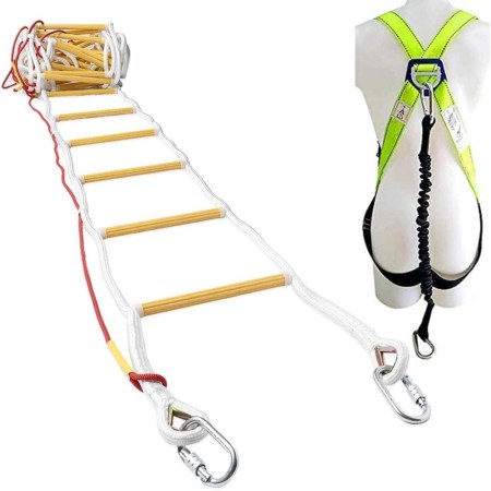 Isop 32-Foot Rope Ladder Fire Escape 