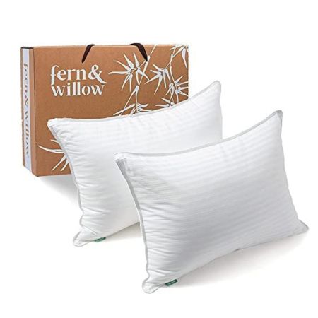Fern and Willow Down Alternative Pillows - Set of 2