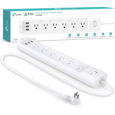 The Best Smart Plug Option TP-Link Kasa HS300 Smart Plug Wi-Fi Power Strip