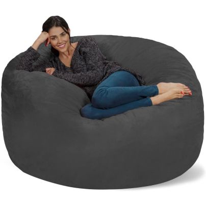 The Best Bean Bag Chairs Option: Chill Sack Bean Bag Chair: 5' Memory Foam Furniture