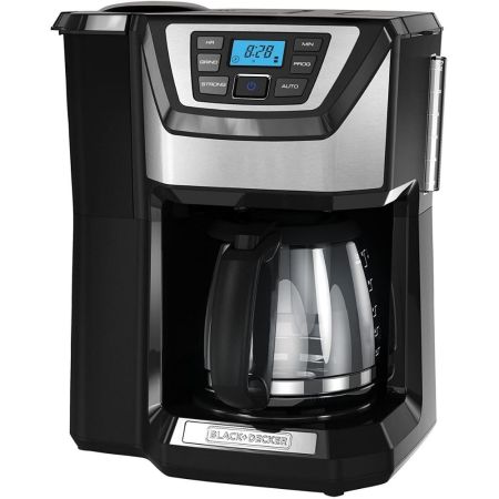 BLACK+DECKER 12-Cup Mill and Brew Coffeemaker