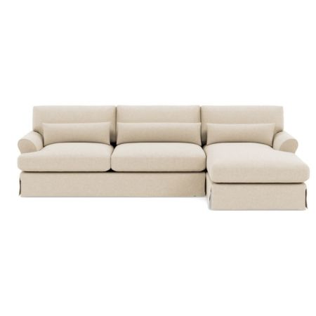 Interior Define Maxwell Slipcovered Sectional