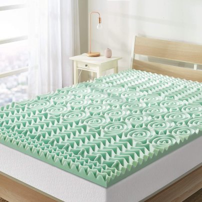 The Best Mattress Pad Option: Mellow 5-Zone Memory Foam Mattress Pad