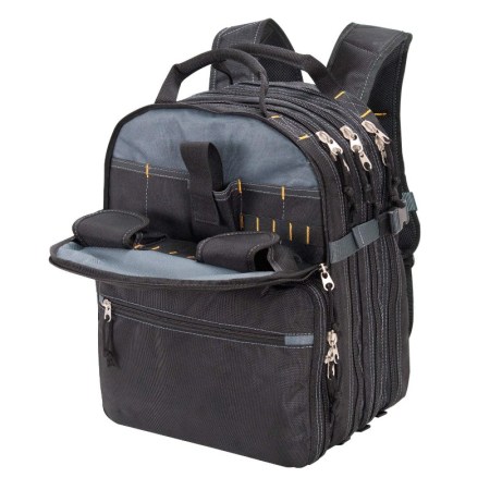 Custom LeatherCraft 75-Pocket Tool Backpack