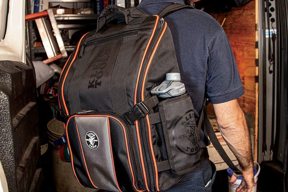 best backpack for laptop and tools FUZVOL Heavy Duty Tool Backpack, 18-Inch Hard Shell Electrician Tool Bag, Full-Open Work Bag with Molded Base, Removable Tool Organizer, Compartment, HVAC Construction Men, Orange The Hyper Tough Black Tool Backpack is a practical way to organize and carry your tools Top 5 Best Tool Bags