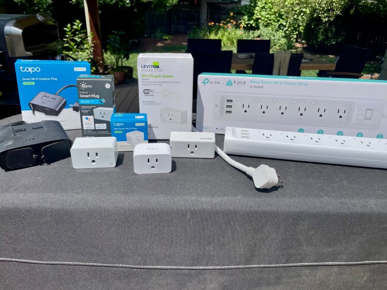 Smart plugs group photo