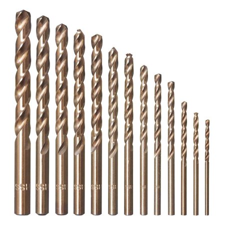  The Best Cobalt Drill Bits Option: Amoolo 13-Piece Cobalt Drill Bit Set